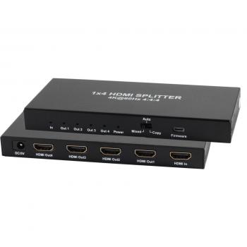 Shiverpeaks Splitter HDMI 4K/2K 60 Hz HDR 4X – 1 in / 4 out – Switch Box