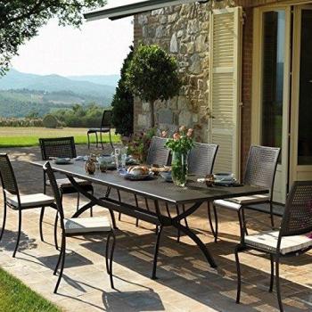Tavolo Allungabile Ferro Valentino 220/300x100xH75