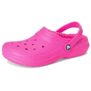 Unisex-Kinder-Clogs aus Crocs Classic Lined Material, Rosa Crush