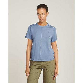 G‑Star Top femenino estilo Raw con costura frontal