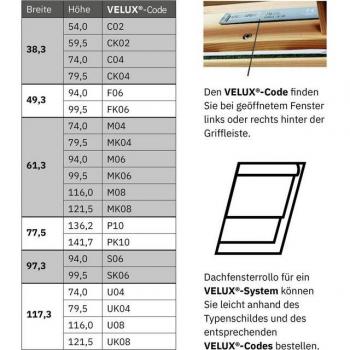 Sky‑Rollo Dachfenster­Rollo my home – Verdunkelnd, energiesparend, mit Seitenprofilen