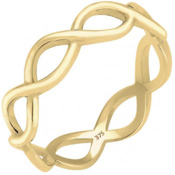 Elli Infinity‑Ring – 375 Gelbgold – 1 ct – Damen