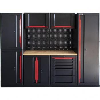 HBM kit de travail modulaire, 10 pièces, noir et rouge