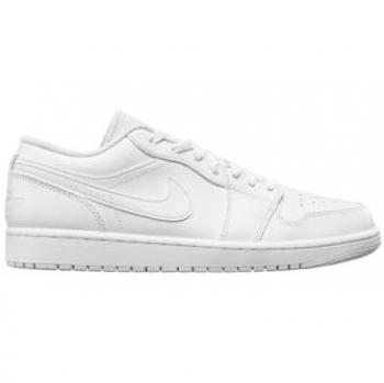 Sneakers Nike Air Jordan 1 Low Bianche Uomo 44.5