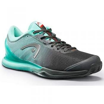 Sandalette de tennis Head Sprint Pro 3.0 Clay pour hommes, noir/turquoise, EU 43