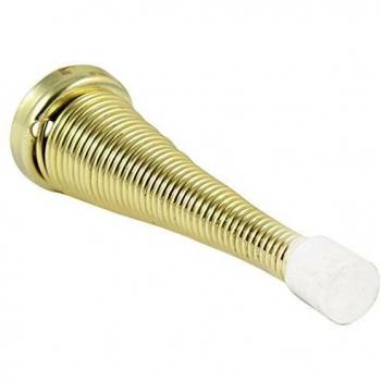TIMco Brass Spring Door Stop 78 x 24mm