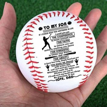 Papa Sohn, Du machst mich stolz Baseball Ball
