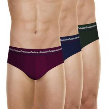 Eminence Slips, lot de 3, business rouge XL, matière coton