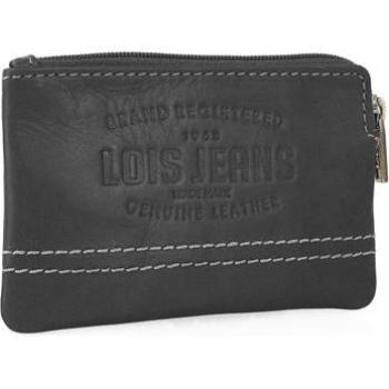 Porte-Monnaie Élégant Cuir Souple Noir Homme