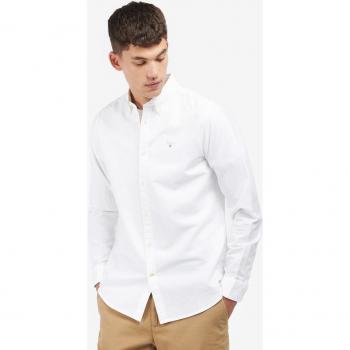 Barbour, Formal Shirts, male, White, S, Barbour Oxford Shirt