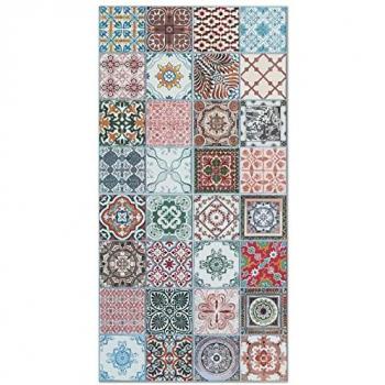 Tapis Décoratif Carreaux Cimentés, Format 100x140 cm