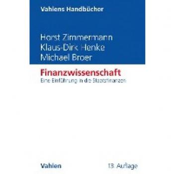 Zimmermann, Horst: Finanzwissenschaft