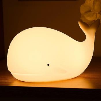 Lampe de nuit à 7 couleurs baleine