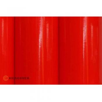 Pellicola per Plotter Rossa Fluorescente Oracover 10 m x 38 cm