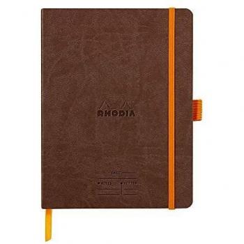 Agenda Premium Piel A5 Rhodia Chocolate