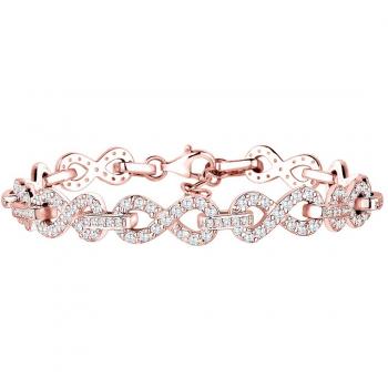 Elli PREMIUM Damen Armband in 925 Sterling Silber mit Kristall und Zirkonia