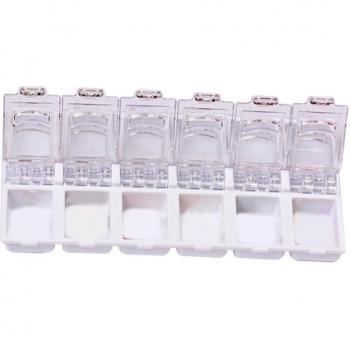 Mini Jewelry Box for Nail Art with 12 Grids