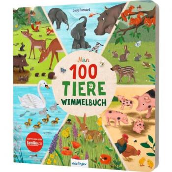 Mein 100 Tiere-Wimmelbuch: Heimische Tiere und Tiere aus aller Welt