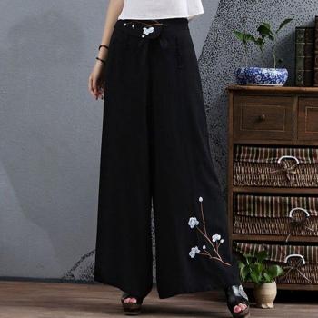 Elastische Taille Hosen im asiatischen Stil