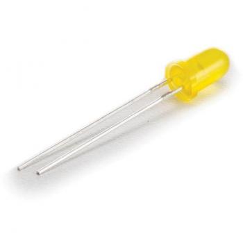 Lampada LED 5mm gialla diffusa