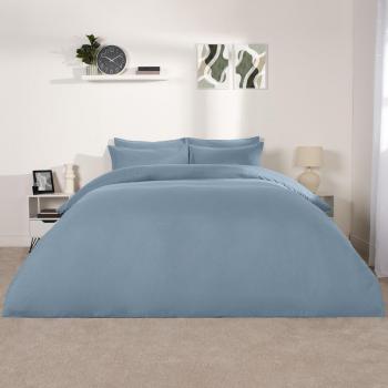 Brentfords Plain Duvet Cover, Blue