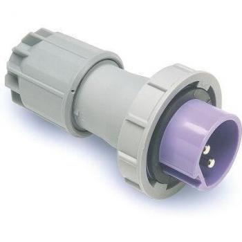 Conector RS PRO 2P Recto Morado 20-25V 16A IP67
