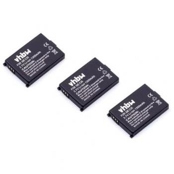 Batterie rechargeable vhbw 3x pour téléphone fixe sans fil Telekom V30145-K1310-X250 et V30145-K1310-X229