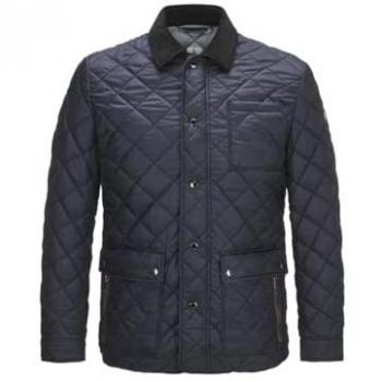 MILESTONE Herrenjacke in Blau aus Mikrofaser