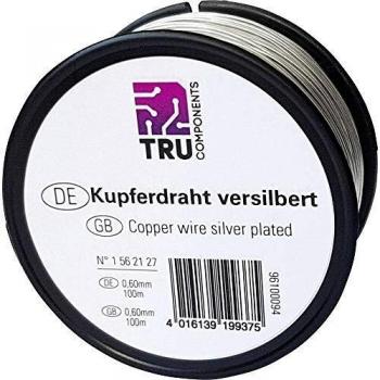 TRU COMPONENTS Kupferdraht 1 mm ohne Isolierlack 14 m