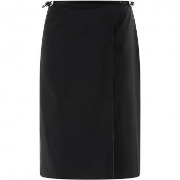 Givenchy Women's Black Voyou Wrap Skirt