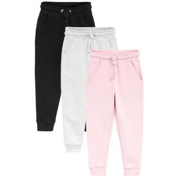 Next Pink/Grey/Black 3er-Pack Soft-Jersey Jogger (Regulär), für Mädchen (3–16 Jahre)