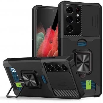 Funda de Cámara y Tarjeta Galaxy S21 Ultra