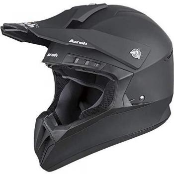 Airoh Terminator Open Vision Helm, Unisex Erwachsene, Schwarz Matt, XL