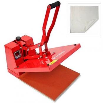 Presse à Chaud Palourde 38 x 38 cm avec Teflon et Papier de Sublimation