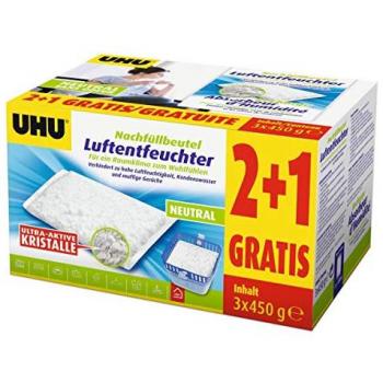 UHU 47135 Luftentfeuchter 3x450g Nachfüllpack