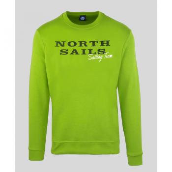 North Sails Men's Green Long Sleeve Crew Neck Sweatshirt