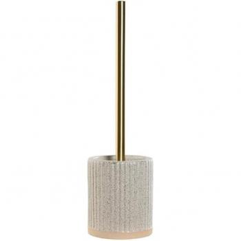 Escobillero Mate Beige 10,5 × 10,5 × 37,5 cm – Diseño Home
