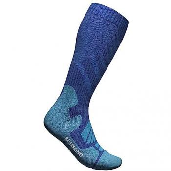 Outdoor Herrenkompressionssocken Bauerfeind – Merino, Blau, EU 38-41