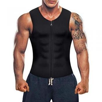 Chaleco Adelgazante con Cremallera para Hombre Bingrong