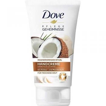Dove Regenerierende Handcreme im Ritual mit Kokos