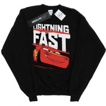 Felpa Nera Disney Cars Lightning Fast per Ragazze 12-13 Anni