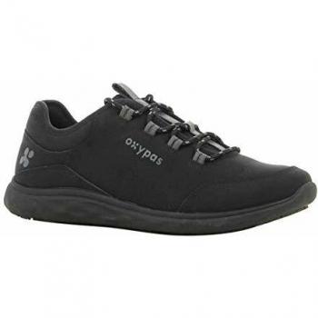 Roman Oxypas Chaussures professionnelles légères et confortables, semelle intérieure mousse mémoire, antidérapantes SRC, antistatiques ESD, EU 47, Noir