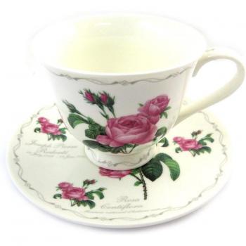 Elegante Tasse in Rosa