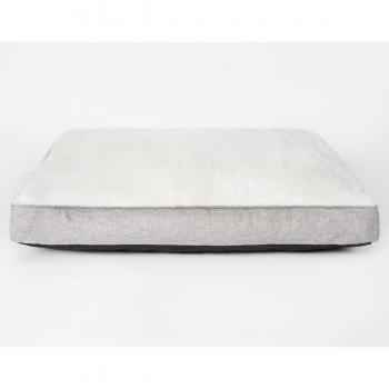 OHS Large Grey Linen Pet Bed Cushion