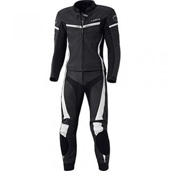 Tuta da moto in pelle Held Spire per donna 2 pezzi Nero Bianco 46