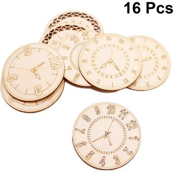 Horloge Ronde Bois Collection 16 pièces