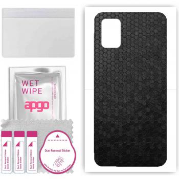 A51 5G Protective Foil – Honeycomb Design (Black)