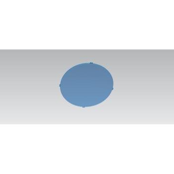 Fenêtre extérieure de marque Electrolux, matériau plastique, Ø 364 (Ref 140237094010)