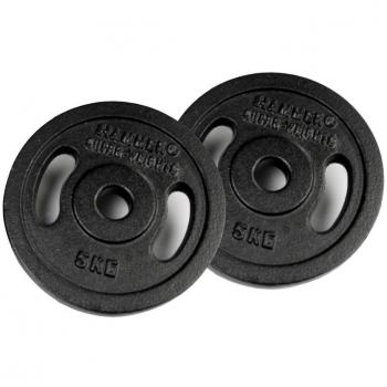 Hammer Fitness 5kg Weight Plate with Grips
