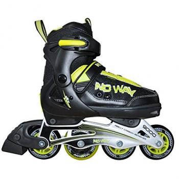 Black/Yellow Axer Sport Adjustable Skates